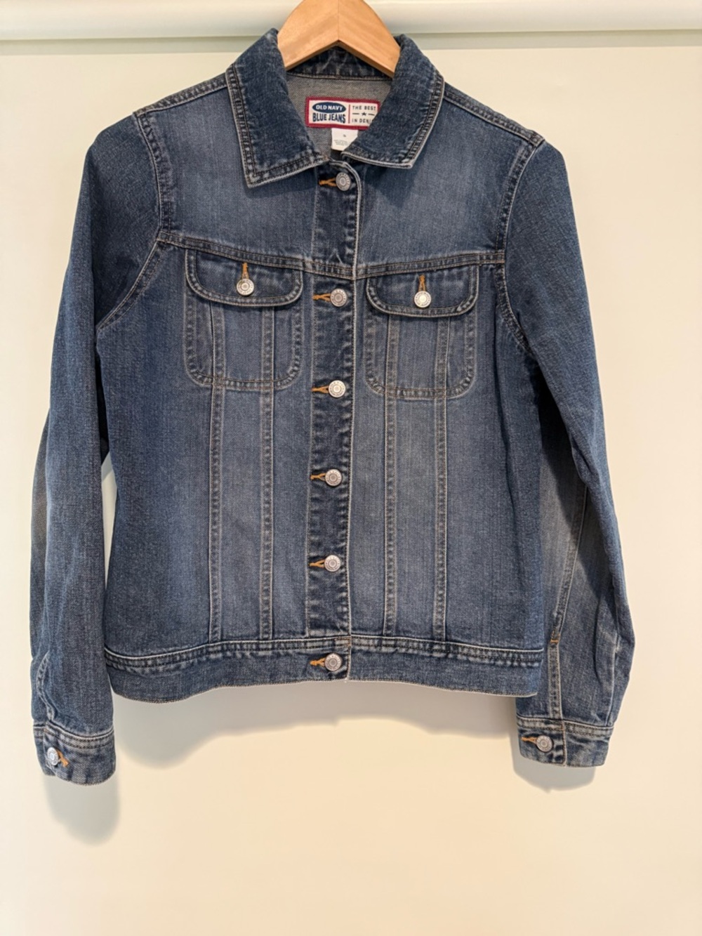 Old Navy Classic Blue Jean Jacket, size s